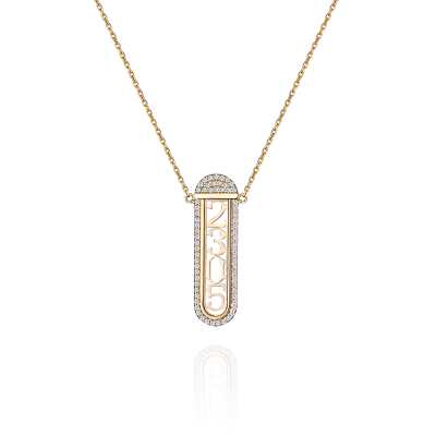 N01-TC-001-2 Колье-трансформер (585) (64 Бр Кр-57 0,252Ct 3/5А ,2 Сапфировое стекло - 3,100Ct) ШК: 2000000058771