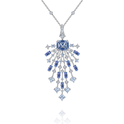 N02-C-042-6 Колье (750) (1 Бр П-65 0,160Ct 3/4А ,11 Бр П-65 0,560Ct 3/5А ,13 Бр Кр-57 0,365Ct 3/5А ,4 Бр Кр-57 0,080Ct 3/5А ,) ШК: 2000000017419