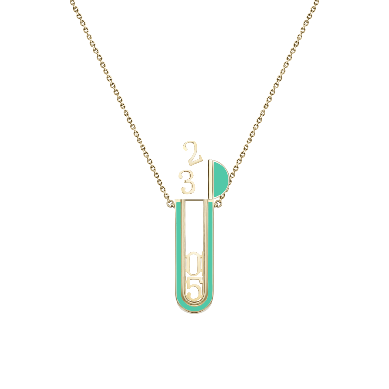 Колье-трансформер с эмалью