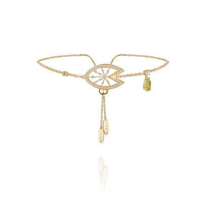 B02-WL-022-2 Браслет (585) (1 Бр Кр-57 0,050Ct 3/5А ,1 Бр Кр-57 0,007Ct 3/5А ,1 Бр Кр-57 0,006Ct 3/5А ,4 Бр Кр-57 0,018Ct 3/5А ,) ШК: 2000000015101