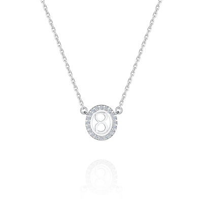 Колье "8" с бриллиантами