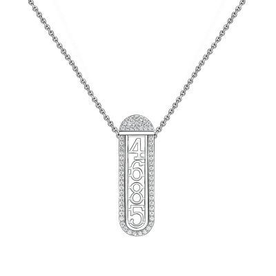 N24-TC-001-3 Колье-трансформер (585) (60 Бр Кр-57 0,300Ct 3/5А ,2 Сапфировое стекло (синт.корунд) - 22,24*4,25*0,50 0,380 , покрытие: роди) ШК: 2000000066400